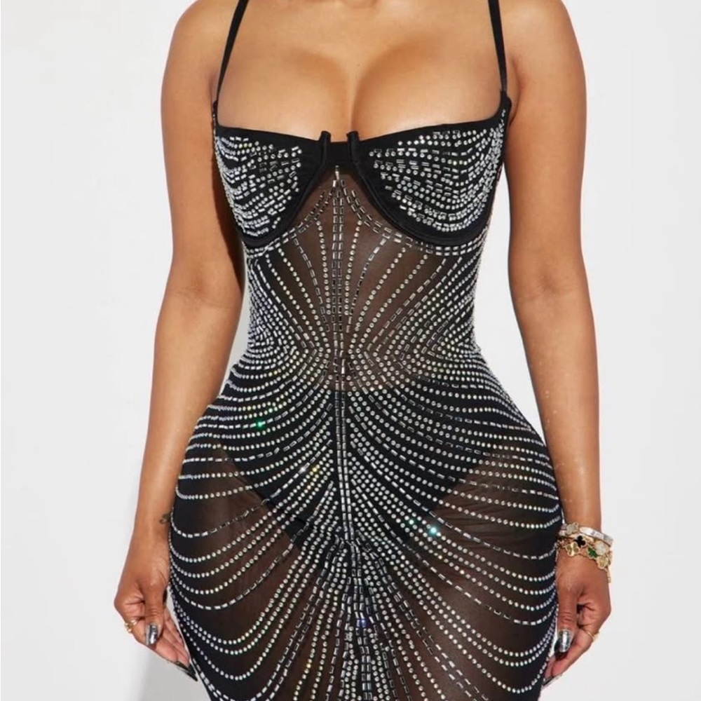 Black Embellished Women's Top